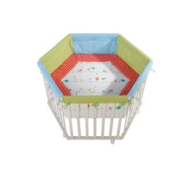 Roba Laufgitter Waldhochzeit Weiß, 6-eckig 120 Cm