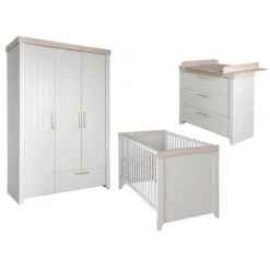 Roba Helene Kinderzimmer Bett, Wickelkommode, Kleiderschrank