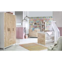 Schardt Timber Pinie Kinderzimmer + Umbauseiten Henson Pinie/weißgrau