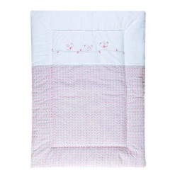 Schardt Krabbeldecke Lovely Birds Rosa 100x135 Cm Mit Stickerei
