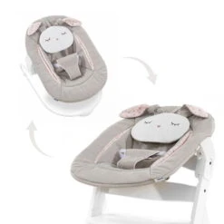 Hauck Alpha Bouncer 2in1 Babywippe Powder Bunny
