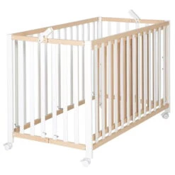 Roba Fold Up Klappbett 60x120 Cm Buche/weiß Zum Toppreis