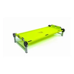 Kid-O-Bed Einzelbett Grün Mit Geradem Rahmen Das Campingbett Von Disc-O-Bed