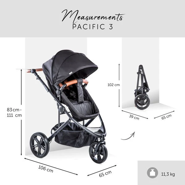 Hauck Pacific 3 Shop N Drive Kinderwagen Bundle – Bild 12