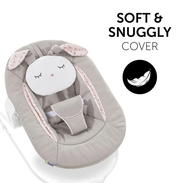 Hauck Alpha Bouncer 2in1 Babywippe Powder Bunny – Bild 3