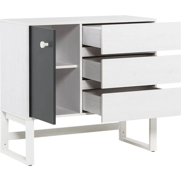 VOX Nest Kommode 3-türig Larch/graphite – Bild 2