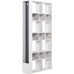 VOX Nest Regal Für Bett Multi Lärche Weiß/graphite