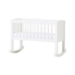 Hoppekids Babywiege Weiß 40x80 Cm Umbaubar Zur Bank | Zum Toppreis