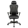 Topstar Sitness RS Bürostuhl Schwarz Inkl. Armlehen & Kopfstütze - Schnell Lieferbar