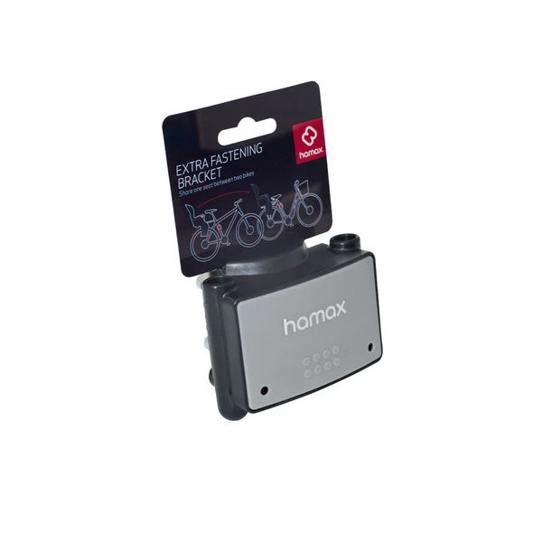 Hamax Caress Fahrradsitz Rahmenbefstigung Grau/Weiß/Blau| Portofrei – Bild 5