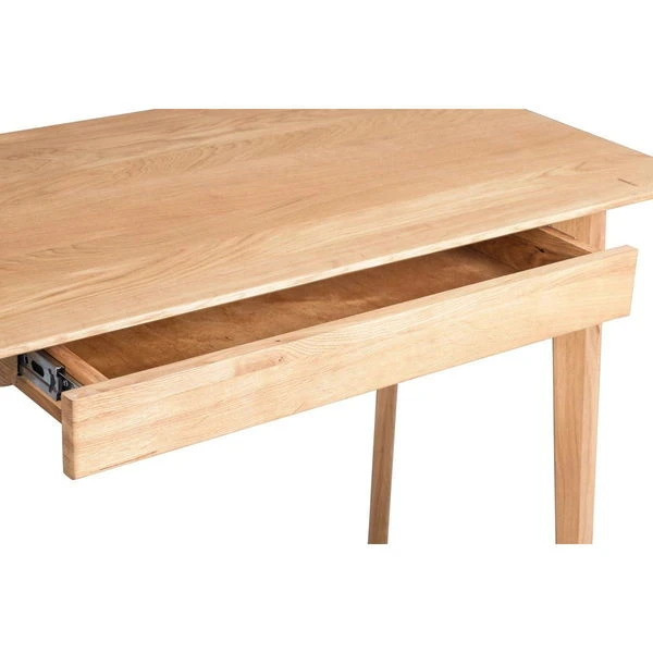 HomeTrends4You Schreibtisch Kevin Wildeiche Massiv Mit Schubladen – Bild 3