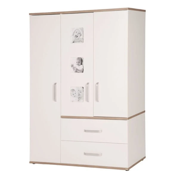 Roba Pia Kinderzimmer Mit Schmaler Wickelkommode Mit Kommode Und 3-türiger Schrank – Bild 6