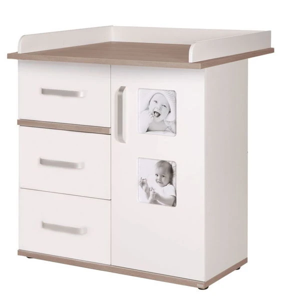 Roba Pia Kinderzimmer Mit Schmaler Wickelkommode Mit Kommode Und 3-türiger Schrank – Bild 5