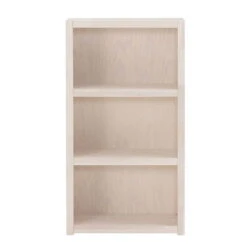 LIFETIME Regal 2 Böden Kiefer Whitewash 8020-01W Massivholz, Viele Kombinationen Möglich