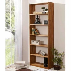 Ticaa Standregal 214 Cm Eiche Massiv Natur