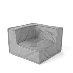 Nature Kid Kindersitzecke In Grau Mit Anti-rutsch Unterboden