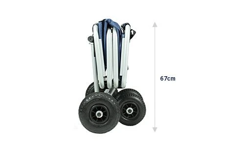 Beachtrekker LiFe Bollerwagen Blau Stabil Und Leicht Inkl. Feststellbremse – Bild 11