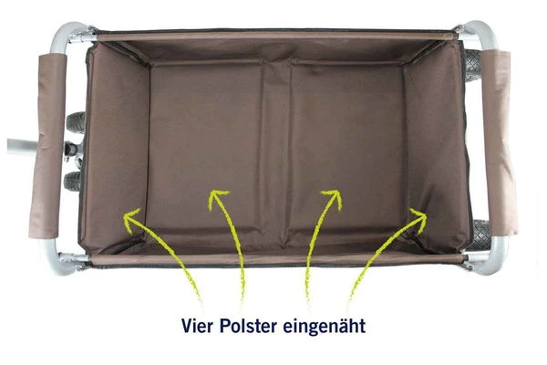 Beachtrekker LiFe Bollerwagen Blau Stabil Und Leicht Inkl. Feststellbremse – Bild 13