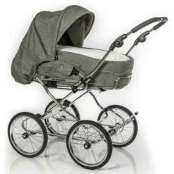 HESBA Calido Kinderwagen Außen 703 Innen 173 Räder Schwarz 30 Cm