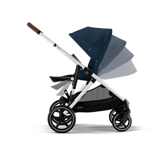 CYBEX Gazelle S Kinderwagen Ocean Blue + Cloud T I-Size + Zubehör Bundle – Bild 7