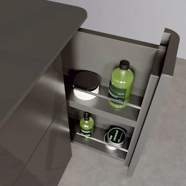 Hülsta Gentis Wohn-Kombi 7 - Akzent Naturstamm Inkl. LED-Beleuchtung Vitrine – Bild 7