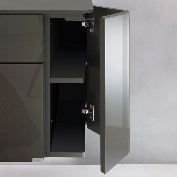 Hülsta Gentis Wohn-Kombi 7 - Akzent Naturstamm Inkl. LED-Beleuchtung Vitrine – Bild 8