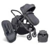 ICandy Orange Double Combo Dark Slate Marl Phantom Geschwisterkinderwagen | Inkl. Praktischem Zubehör