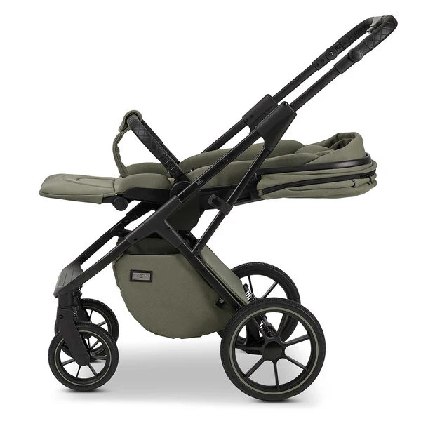 Moon Piú Kombi-Kinderwagen Moss Green/black Matt Zubehör Bundle – Bild 11