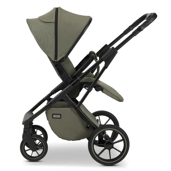 Moon Piú Kombi-Kinderwagen Moss Green/black Matt Zubehör Bundle – Bild 8