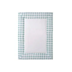 Schardt Krabbeldecke Vichy Mint 100x135 Cm Kuschelige Unterlage Zum Spielen