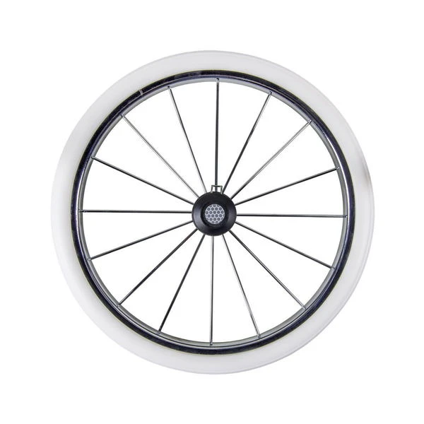 HESBA Condor Coupe Kinderwagen Außen 517 Innen 109 Räder Weiß 30 Cm, Ledergriff Weiß – Bild 4