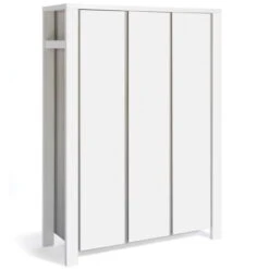 Schardt Milano Pinie Silber Kleiderschrank 3 Türen Pinie Silber/MDF Weiß
