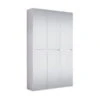 Trendteam Mirror Spiegelgarderobenschrank Weiß Melamin | 111 Cm