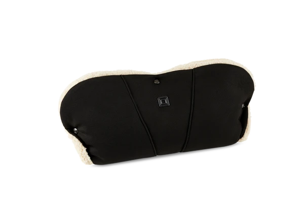 Moon Premium Handmuff Black Mit Wärmendem Kunstfelleinsatz