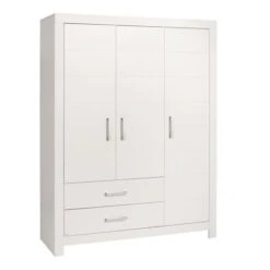 Paidi Fiona Kleiderschrank Kreideweiß 3T 2S Frachtfrei Zum Aktionspreis