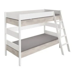 Paidi Kira Etagenbett 160 Cm Eiche-Nautik Schräge Leiter 120x200 Cm