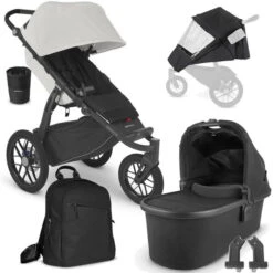 UPPAbaby Ridge BRYCE Weiß Meliert Bundle UPPAbaby Ridge BRYCE Weiß Meliert Bundle
