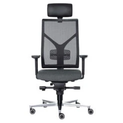 Rovo R16 3040 EB Drehstuhl Semianilin-Leder Mit ERGO-BALANCE