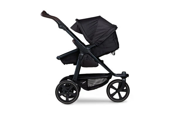 Tfk Mono 2 Kinderwagen Bundle Schwarz Luftkammer CYBEX Cloud T I-Size + Base + Adapter – Bild 4