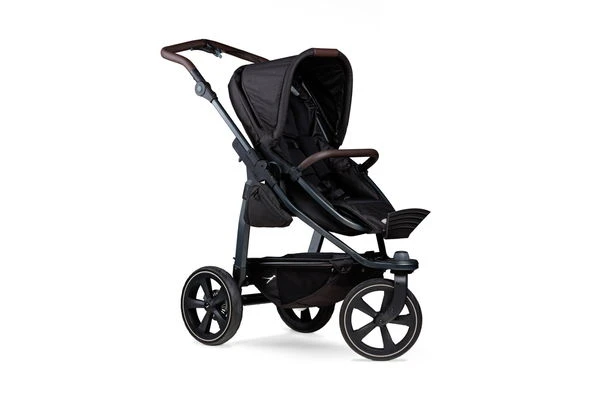 Tfk Mono 2 Kinderwagen Bundle Schwarz Luftkammer CYBEX Cloud T I-Size + Base + Adapter – Bild 9