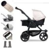 Tfk Mono 2 Kombi Kinderwagen Sand Luftkammer Radset Bundle Mit Cupholder