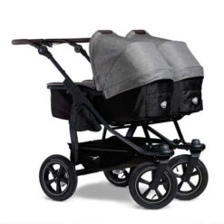 Tfk Duo 2 Kombi Kinderwagen Premium Grau Luftrad-Set