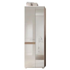 Trendteam Set-One Garderobenschrank Weiß / Eiche