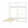 Hoppekids Storey Regalsystem 2-teilig Weiß Mit 8 Regalen Und Bett 90x200 Zum Toppreis