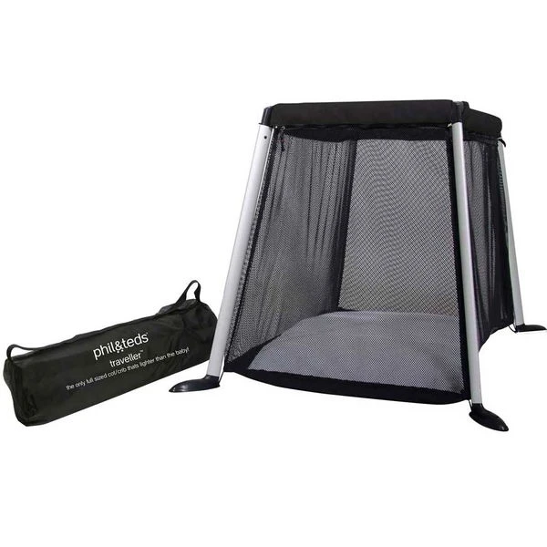 Phil & Teds Traveller Reisebett Black In- Und Outdoor Reisebett